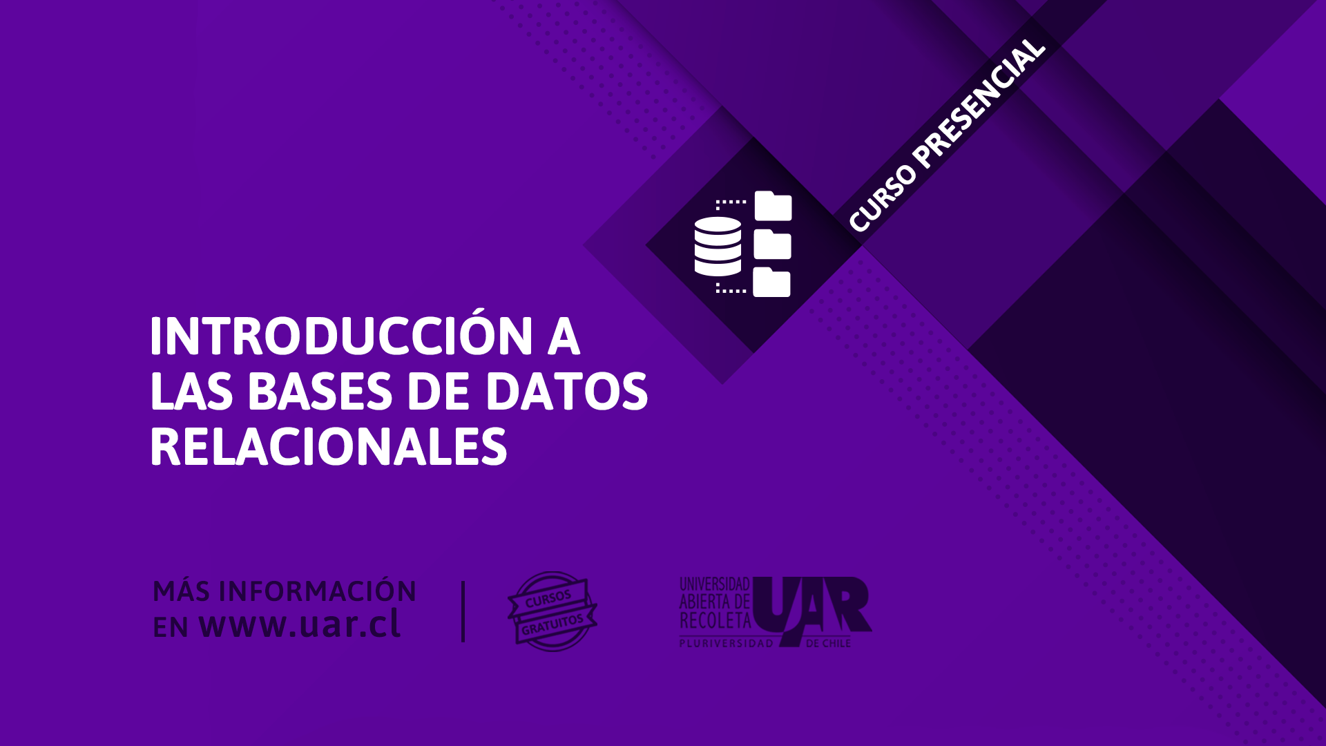 Estudia En La Uar Cursos Y Talleres Introducci N A Las Bases De Datos