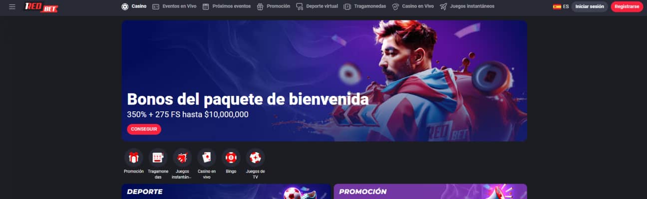 1RedBet paquete de bienvenida