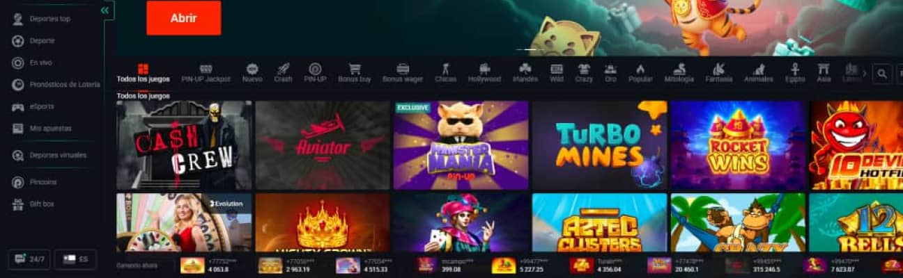 PinUp juegos en español